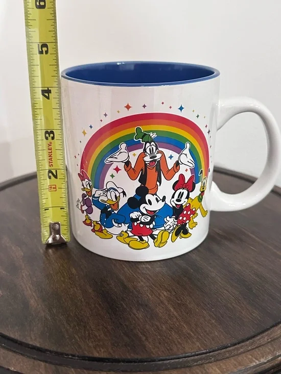 Disney Rainbow Collection "Think Happy Thoughts" 20oz Ceramic Mug - Picture 6 of 7